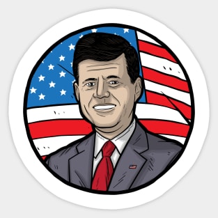 John F. Kennedy Sticker